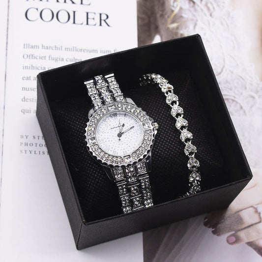 Elegant Women's Bracelet Watch Set