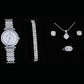 Elegant Quartz Women's Watch Set