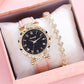 Elegant Starry Sky Women's Watch Set