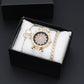 Elegant Women's Diamond Dial Watch