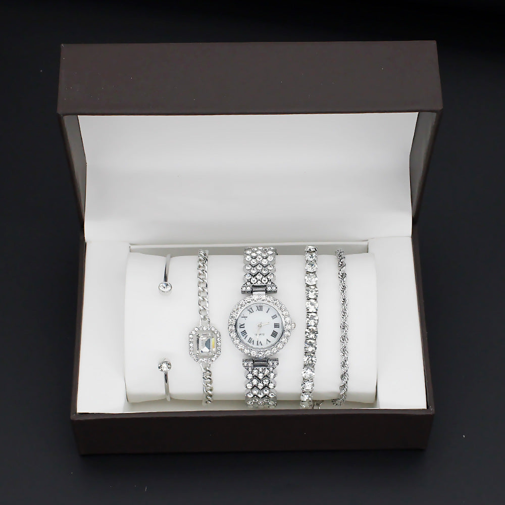 Elegant Quartz Women's Watch Set