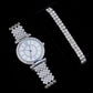 Elegant Quartz Women's Watch Set