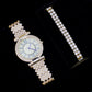 Elegant Quartz Women's Watch Set