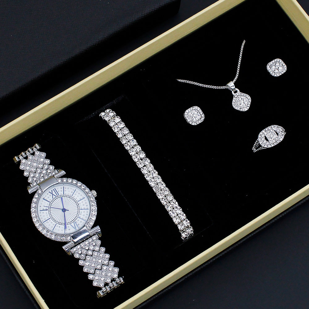 Elegant Quartz Women's Watch Set