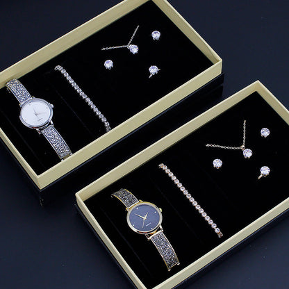 Elegant Women's Diamond Bracelet Watch