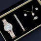 Elegant Quartz Women's Watch Set