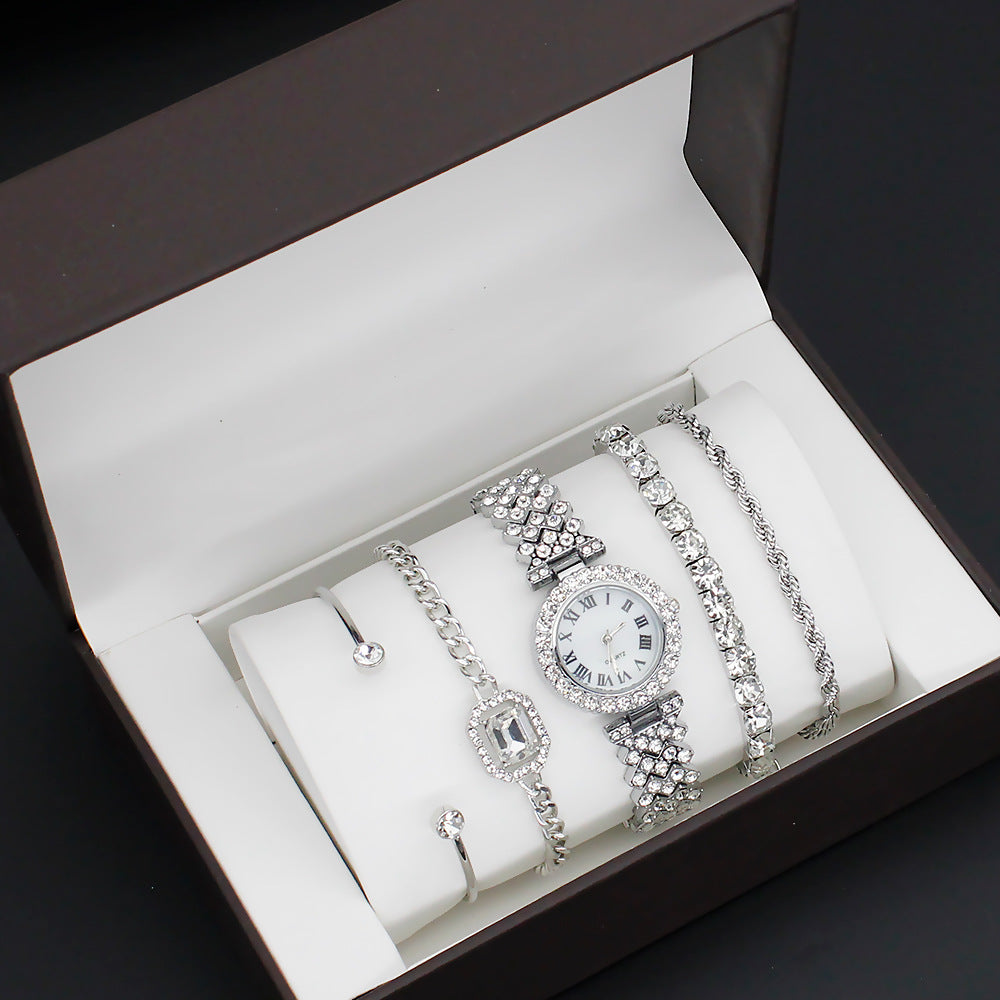 Elegant Quartz Women's Watch Set